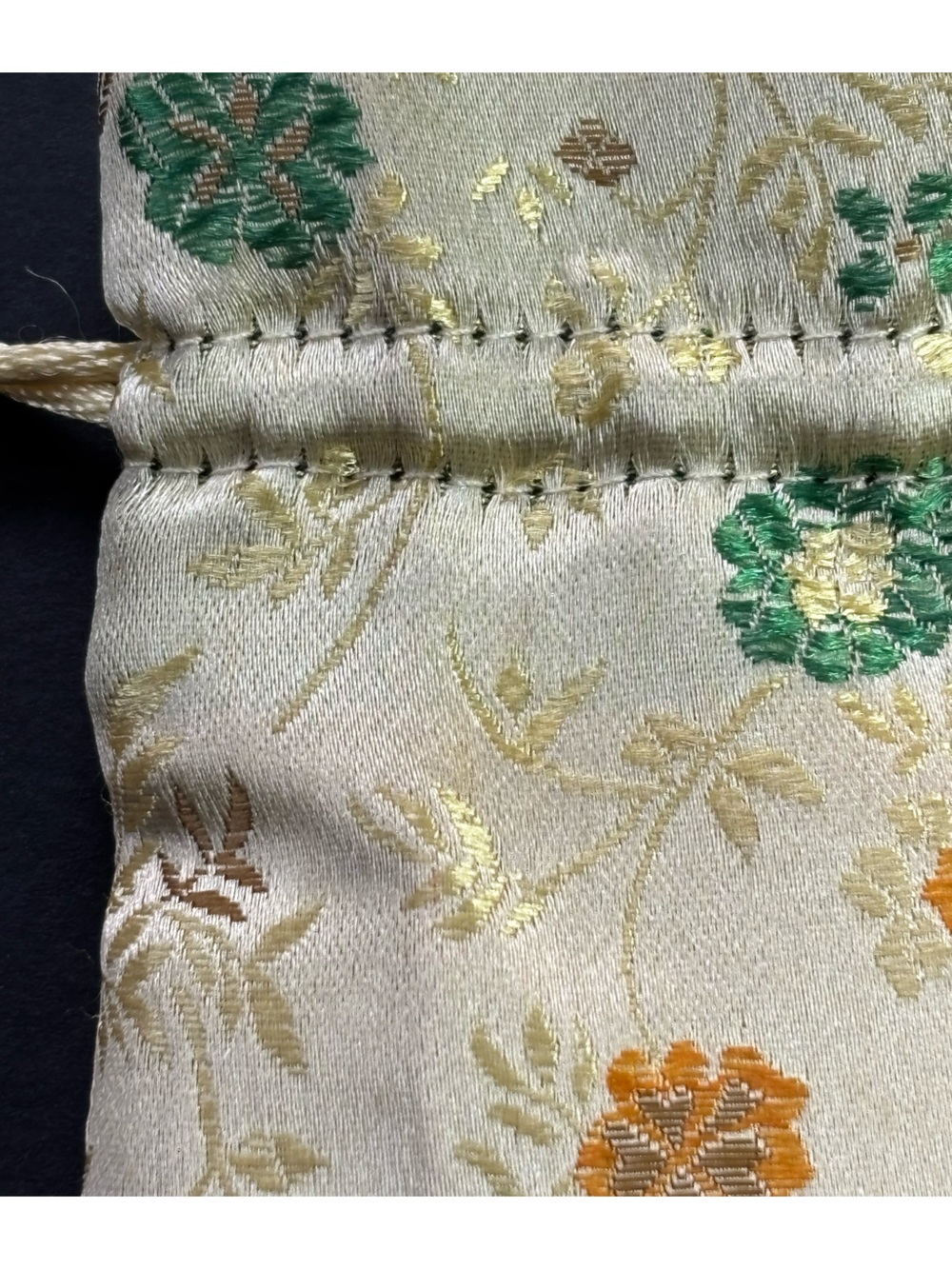 Floral Drawstring Pouch - Picture 3 of 6